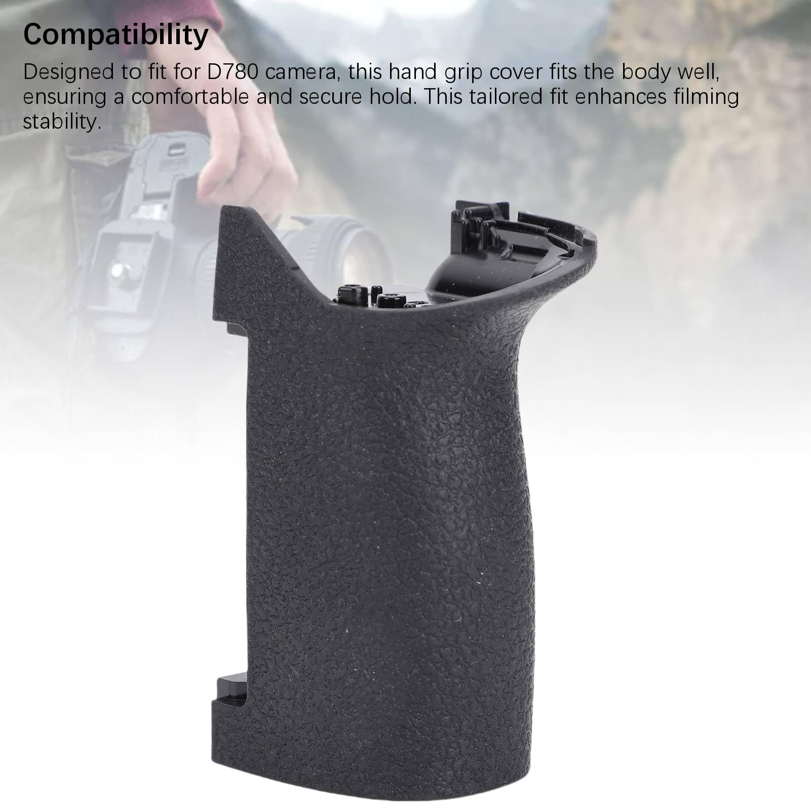 GOWENIC Copertura Antiscivolo per Impugnatura Realizzata in Plastica di Alta qualità per D780 Impugnatura Comoda Design Leggero per Fotografi