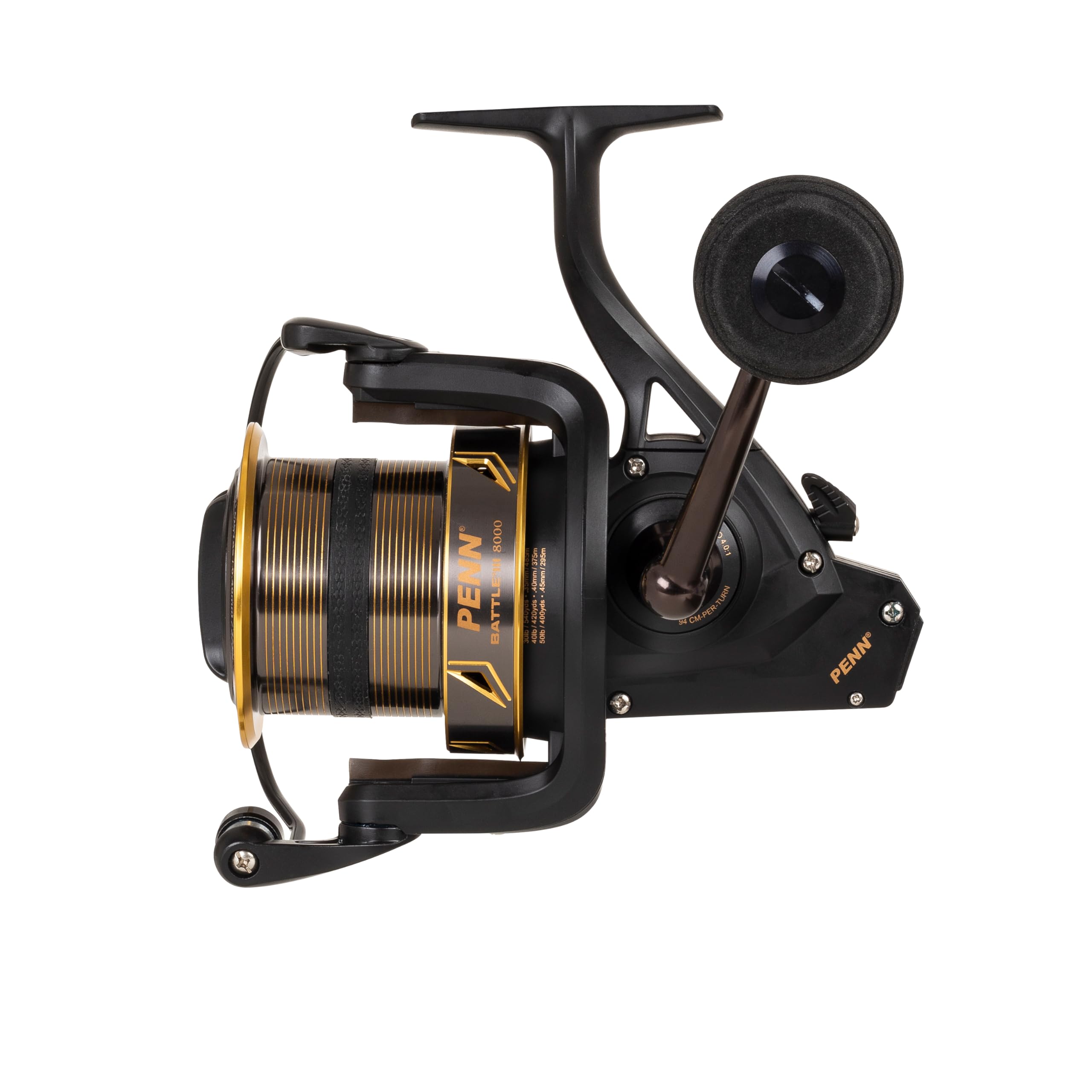 PENN Battle III Longcast - Carrete de Pesca de Larga Distancia para Agua Salada