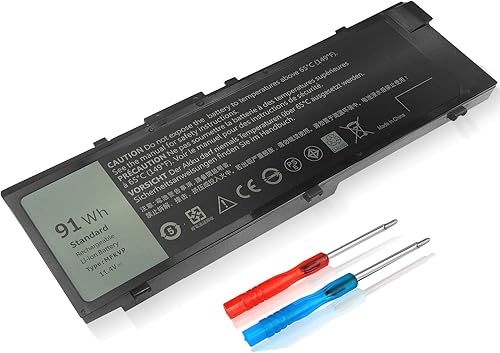 Miniatura 27 de 68Wh GJKNX - Batería para portátil Dell Latitude 5580 5480 5280 5490 5590 5491 5591 5288 5488 5495 E5480 E5580 E5490 E5591 Precisión 15 3 520 3530