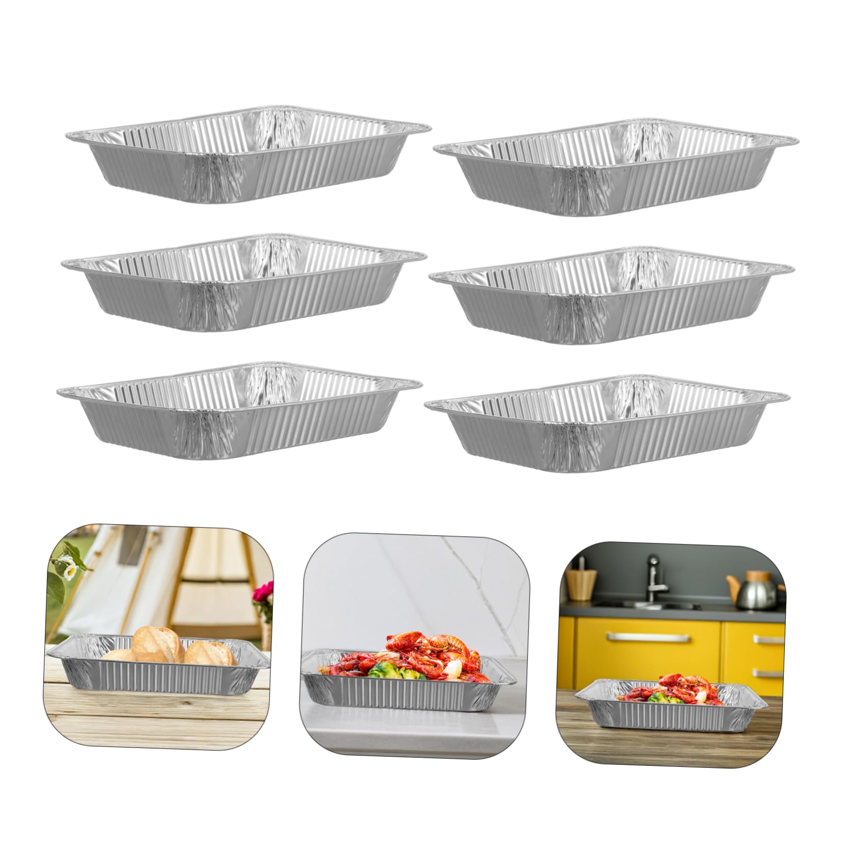 ULTECHNOVO 30pièces Moules à Pâtisserie Aluminium Jetables Moules Aluminium Pour Cuisson Polyvalents