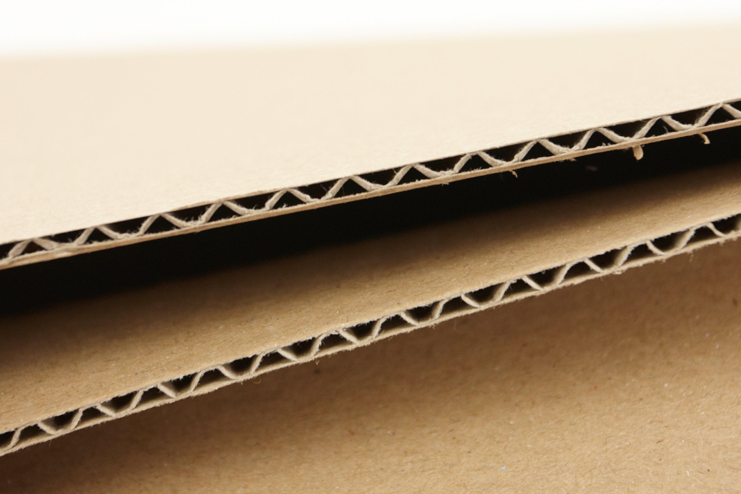 50 Stück Faltkarton 500x100x400 mm Innenmaß Versandkarton E-commerce Karton 1-Wellig 400G Braun Kartonage Verpackung Postkarton Versandschachtel Paket Päckchen