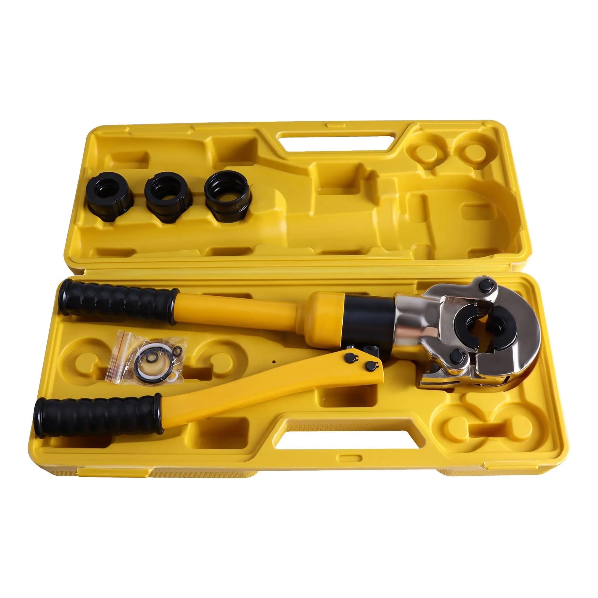 Otenc One Color Hydraulic Cylinder, 8 Tons Tube Hydraulic Crimping Pliers Tool For Composite And Fittings Th Profile Crimp Th16-32Mm