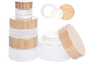 Miayon Frosted Glass Cosmetic Cream Refillable Jars