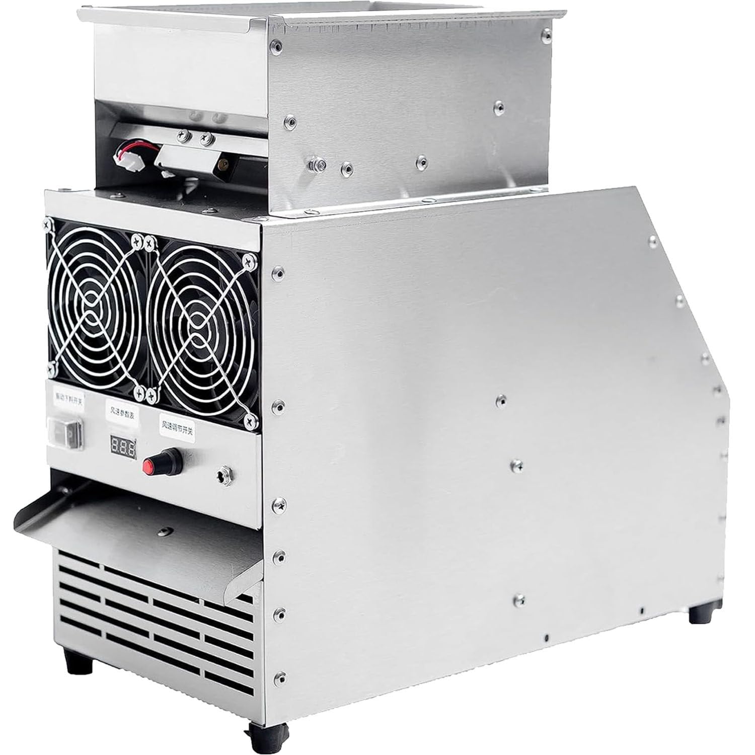 Getreideblasender Schalensplitter für Vögel, Windschutz, Siebmaschine für Getreide, Melonensamen, Reis und Bohnen, effiziente Futterblasmaschine für Vogelfutterspender