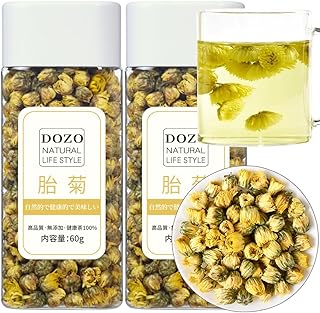 Wanhua hall 菊花茶 菊 茶 菊の花茶 胎菊 無農薬 菊 花 120g (60g*2) 菊の蕾 花茶 無農薬栽培 残留農薬検査済 無添加 カフェインフリー