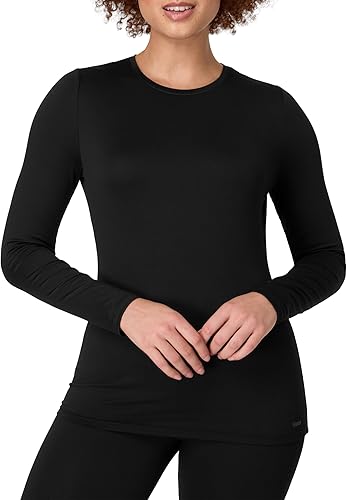 Hanes Women's Base Layer Top, Long-Sleeve Shirt for Women, Moisture-Wicking, Odor Protection