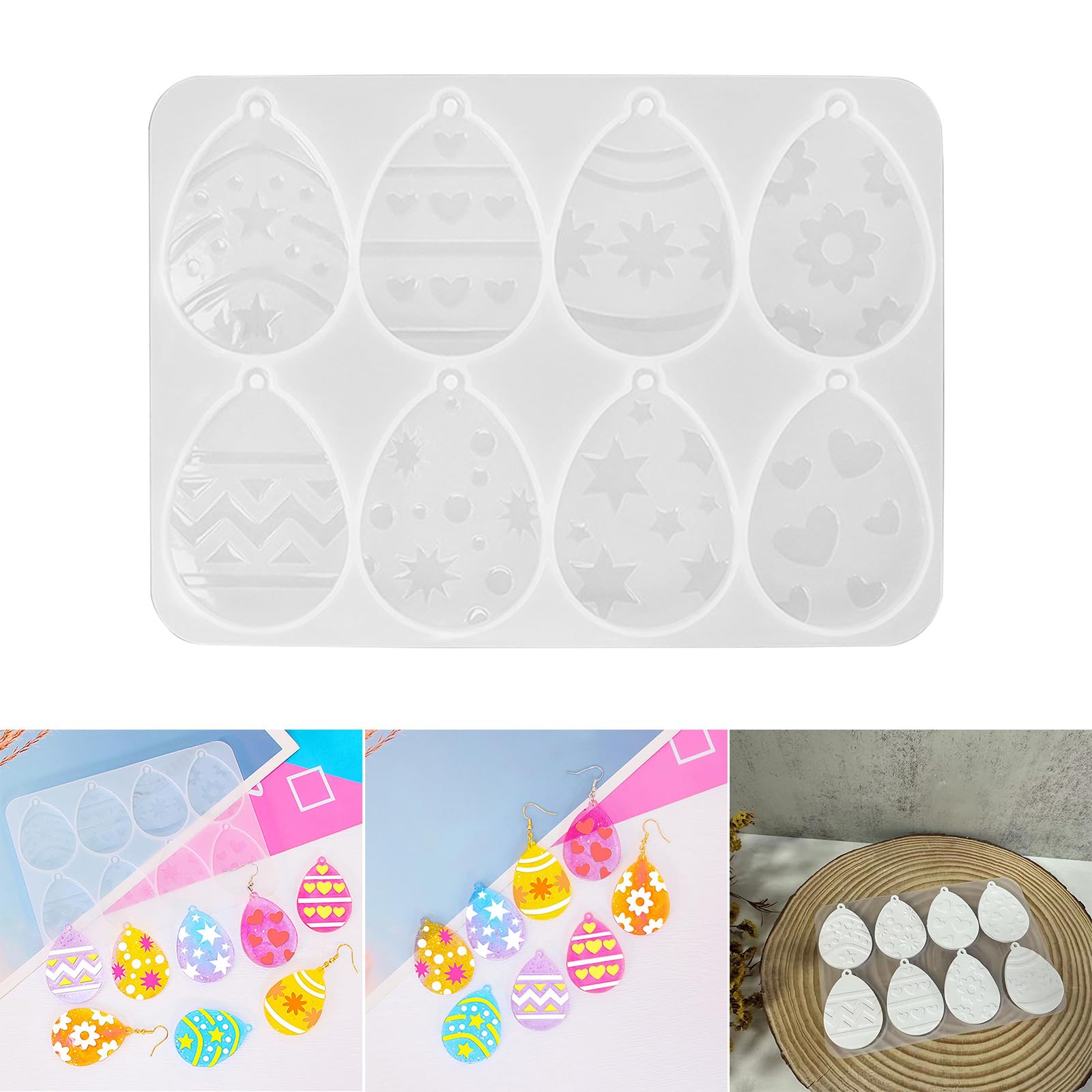 Moule Silicone Paques Lot De 3 Moules En Silicone 3D Lutin De Pâques, Moule En Moule Silicone Pour Paques