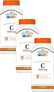 21st Century C 1000 mg Prolonged Release Tablets 110 Count (Pack of 3)