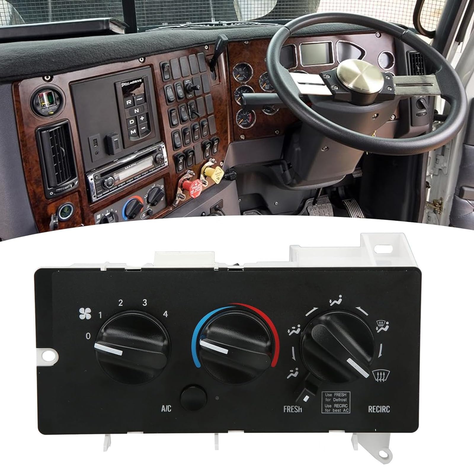 Módulo de control de ajuste directo CH613 CV713 2001 2005 HVAC sistema ABS diseño durabilidad panel de control de camión