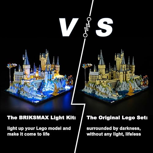Miniatura 9 de BRIKSMAX Kit de iluminación LED para LEGO-76419 Hogwarts Castle and Grounds - Compatible con Lego Harry Potter Juego de Construcción - No incluye