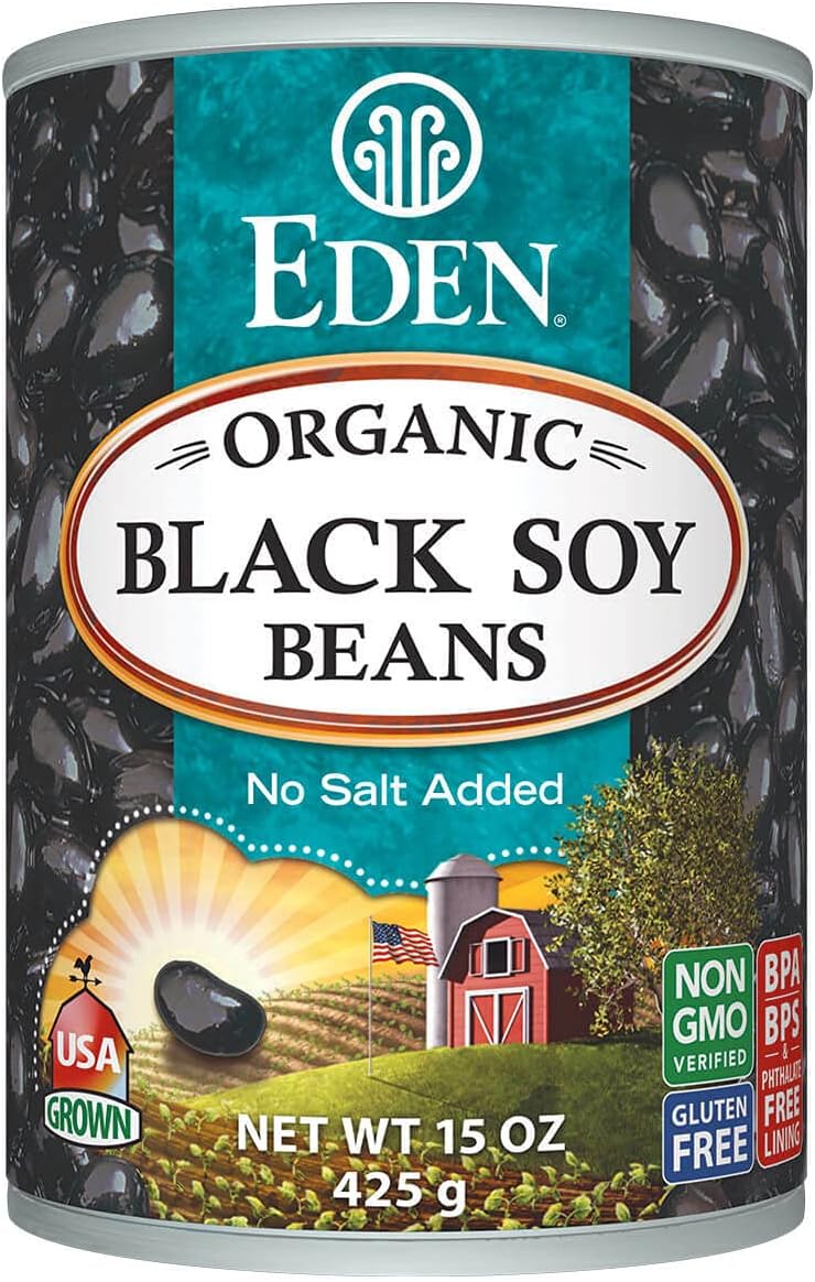 Eden Foods, Black Soy Beans, Organic, 15 oz (425 g) Amazon.co.uk Grocery
