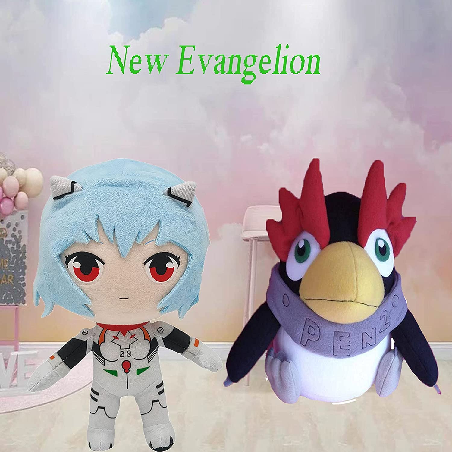 新品　エヴァべあ　エヴァンゲリオン　綾波レイ　ぬいぐるみ　映画　アニメ　漫画 Amazon.co.jp: （2点セット）綾波レイぬいぐるみ、綾波レイ