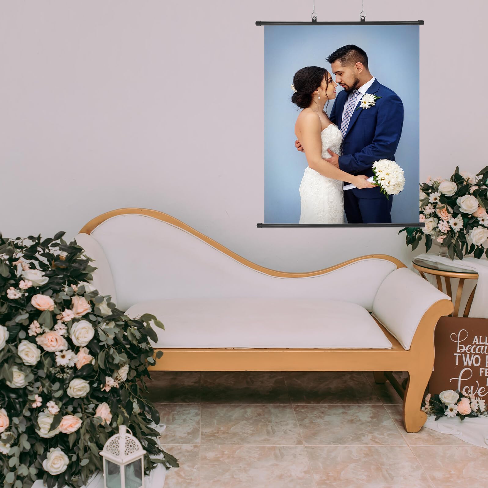SHINEOFI Set 10 Pezzi Ganci per Poster in Abs Nero 53 Cm Tasselli e Clip per Appendere Stampe, Cornici da Parete, Opere D’arte Accessori per Appendere Poster e Pergamene Domestici