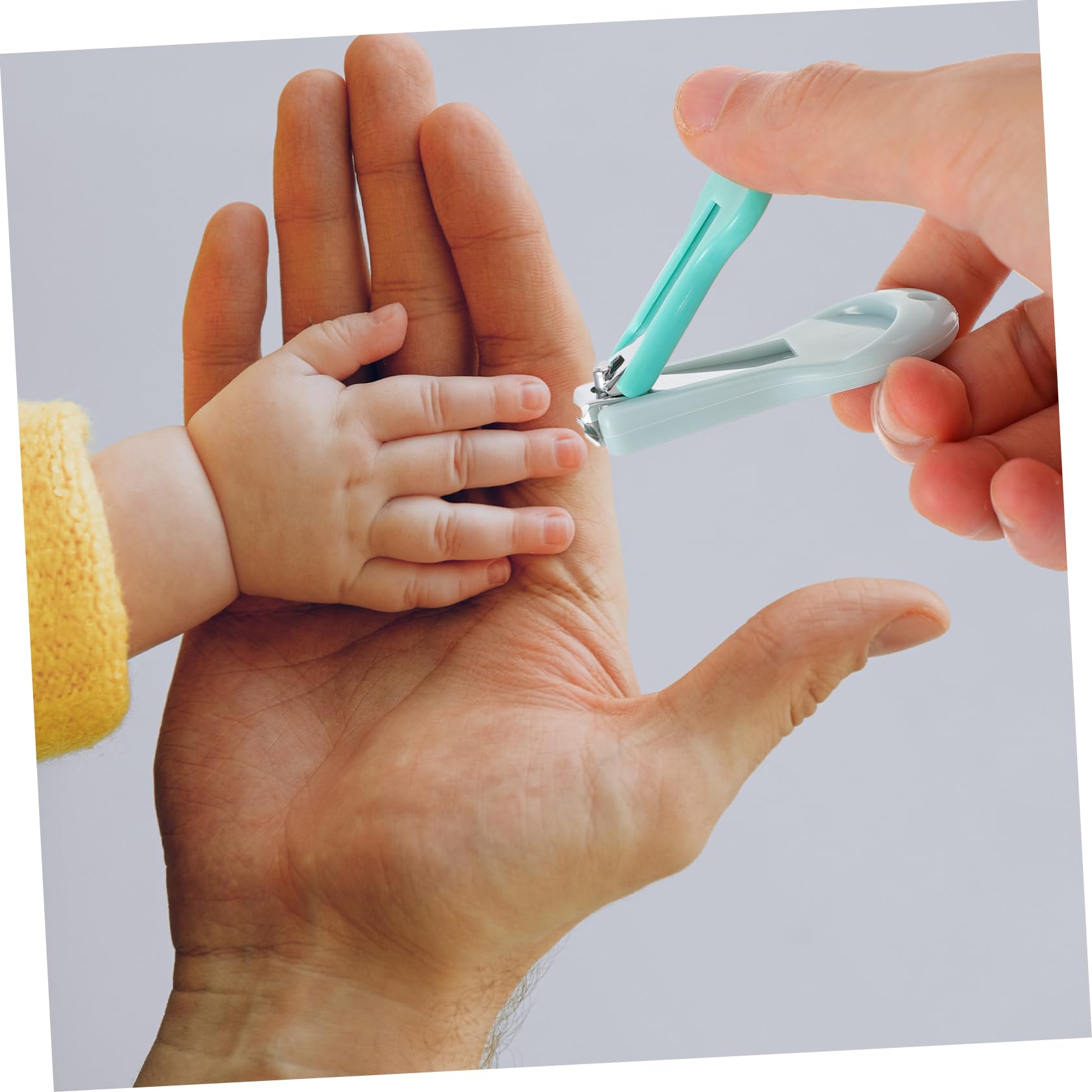 Abaodam 12piezas Kit De Cuidado De Uñas Para Bebés De Cortauñas Tijeras Estuche Seguro y Práctico Para Recién Nacidos y