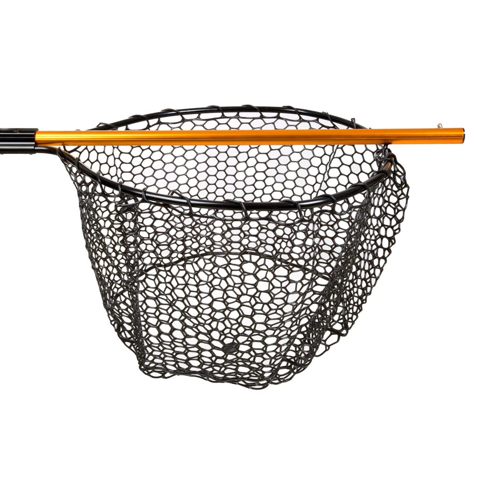 SISWIM Fischkescher Einziehbarer Gummi-Kescher for Angeln mit 35-Zoll-Griff Fischnetz