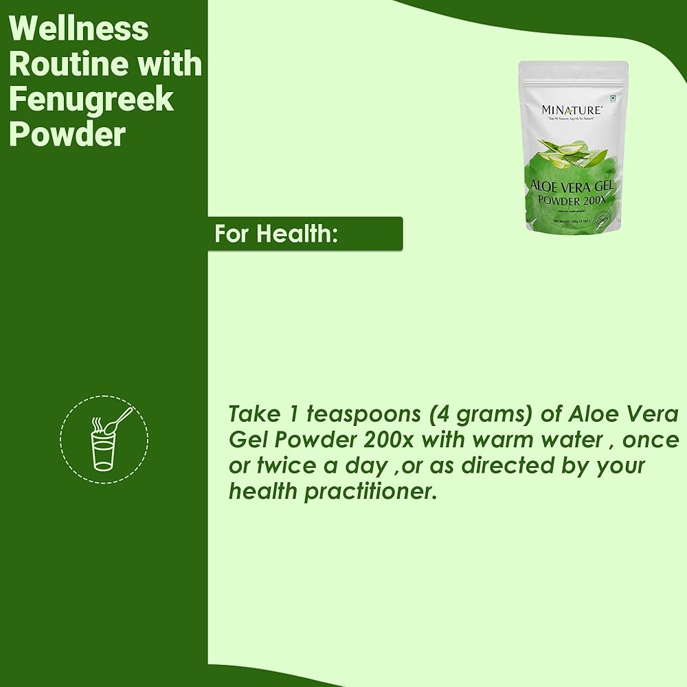 Natur Vera LA GELÉE 200g Amazon.com: Aloe Vera Gel Powder 200x by mi Nature | Natural
