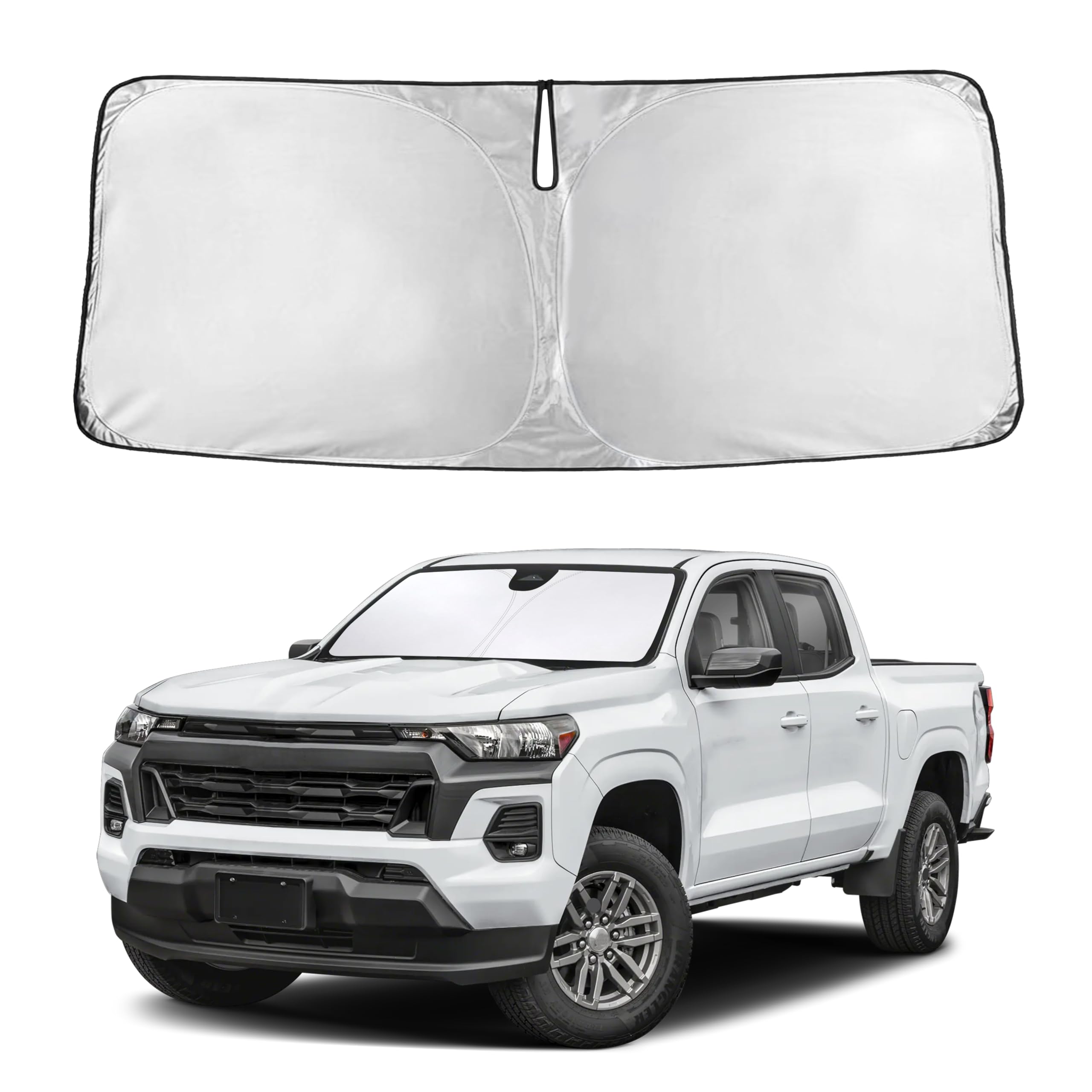 Autovir Windshields Sun Shade Fit for 2023-2024 2025 2026 ChevroletColorado