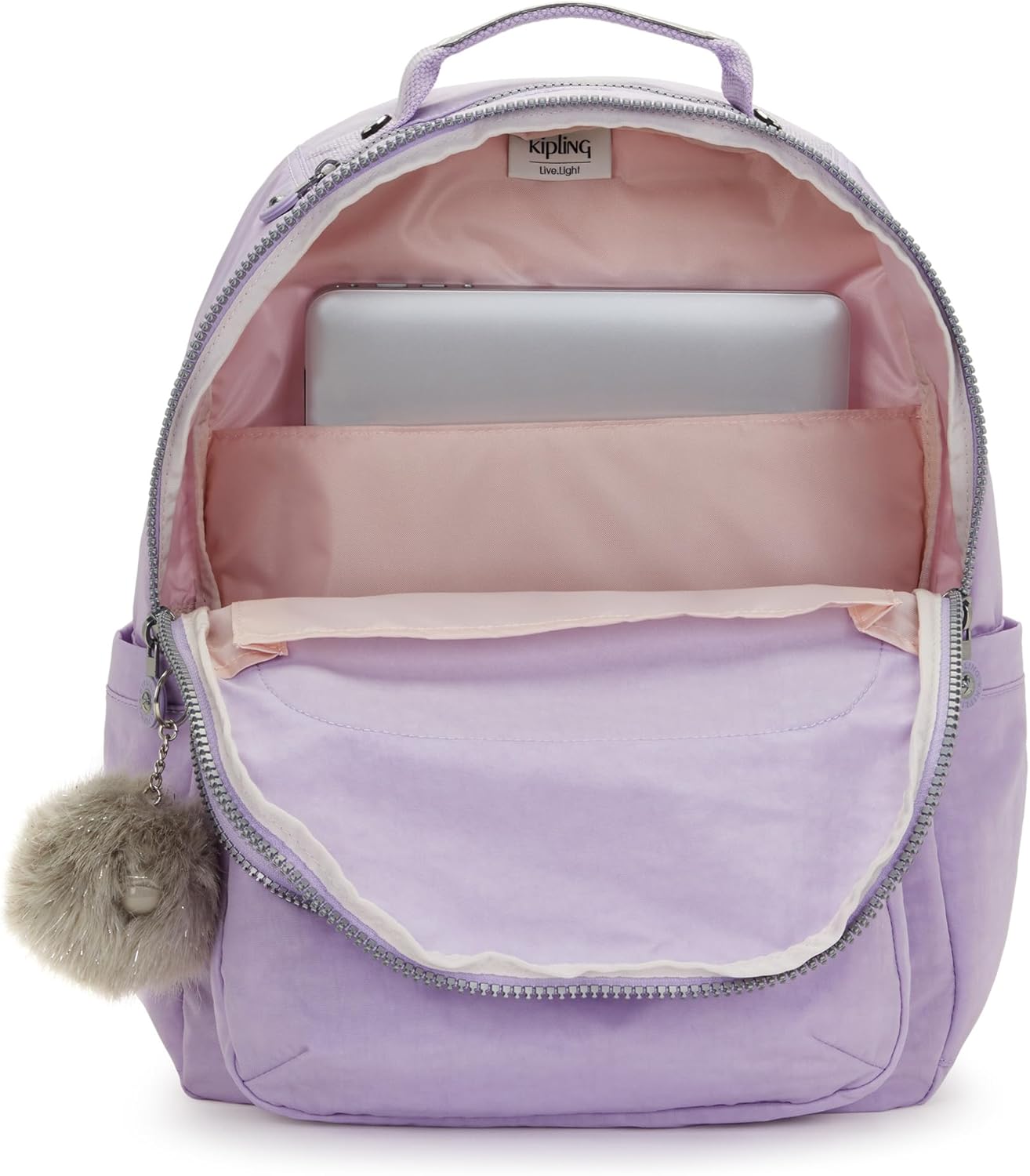 Kipling Women's Seoul 15" Laptop Backpack, Durable, Roomy with Padded Shoulder Straps, Built-In Protective Sleeve - Image 4