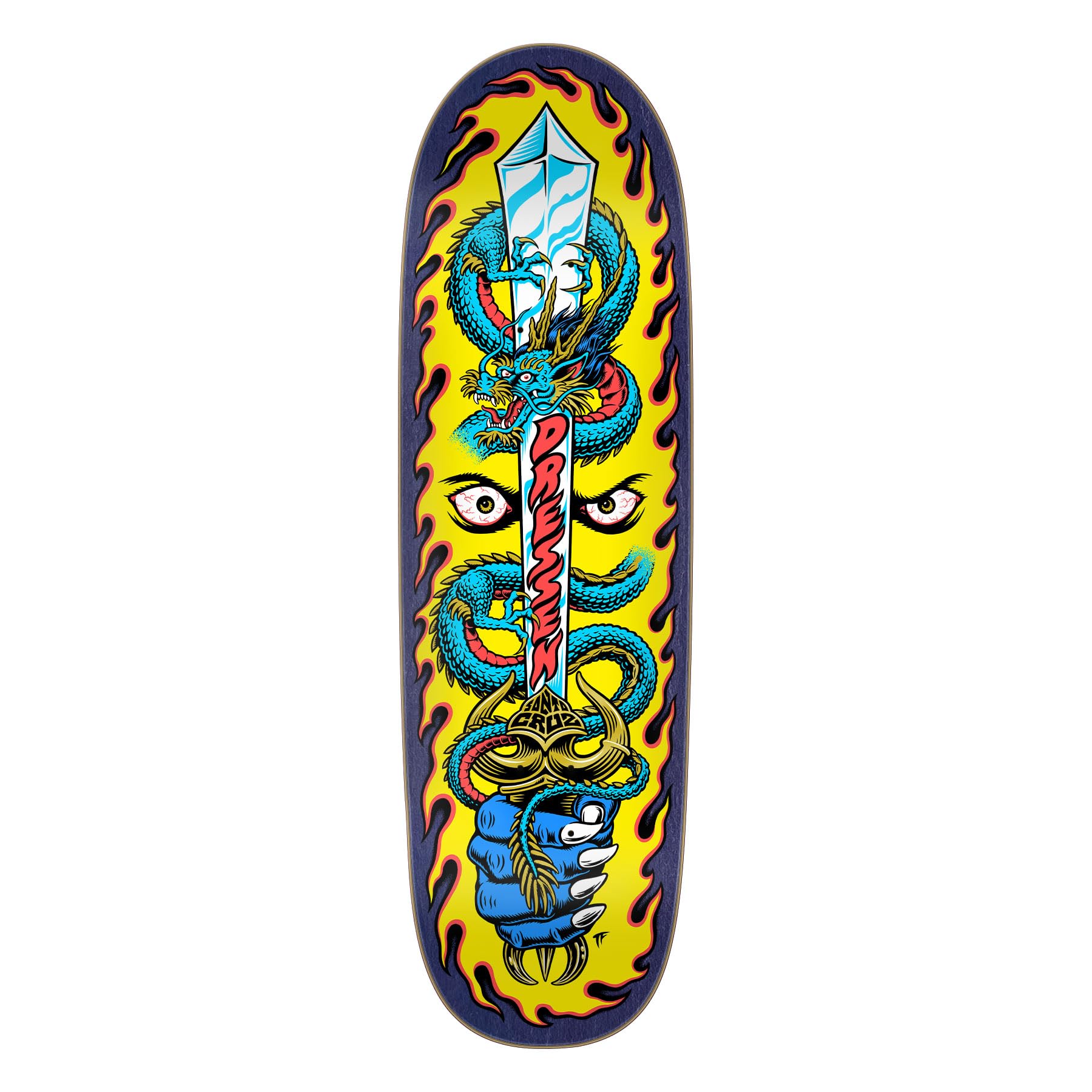 Santa Cruz Dressen Sword Pro Shaped - Tablas de skate (23,5 x 81,2 cm)