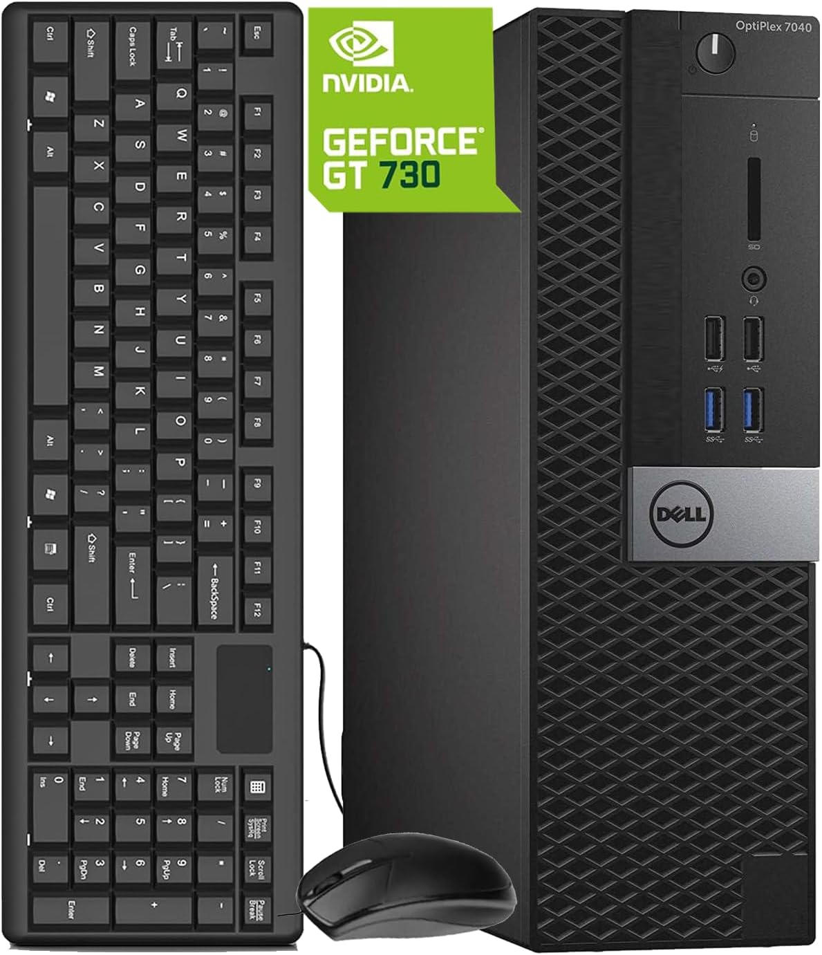 Dell OptiPlex 7020 SFF Business Desktop Computer, 14th Gen Intel 14-Core i5-14500 (Beat i7-13700), 8GB DDR5 RAM, 512GB PCIe SSD, WiFi Adapter, RJ-45, HDMI, DP Port, Keyboard and Mouse, Windows 11 Pro