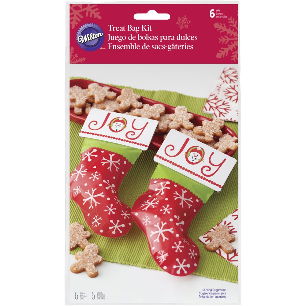 Wilton Stocking Treat Bags,6-Count