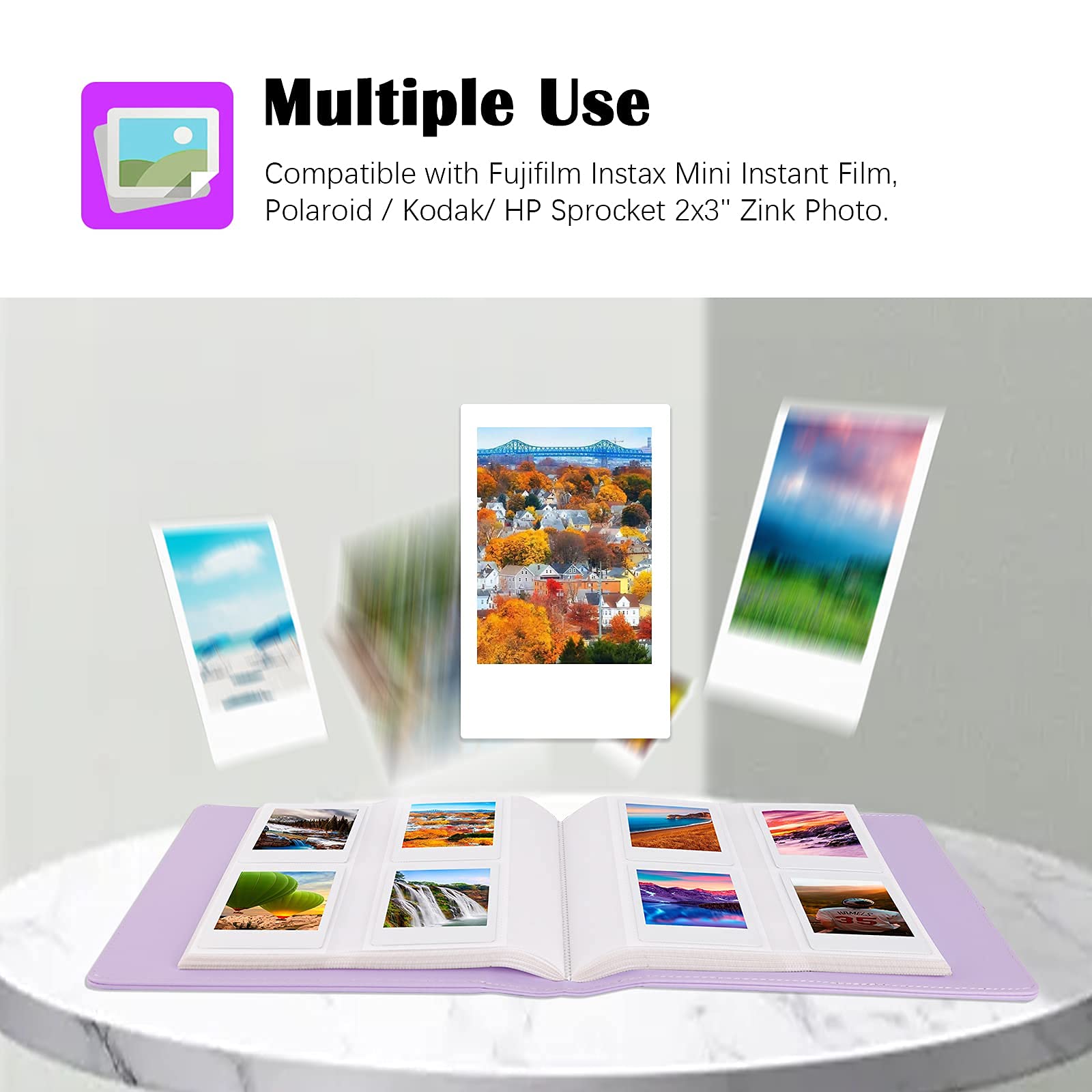 Album fotografico a 256 tasche per Fujifilm Instax Mini LiPlay - Dettaglio
