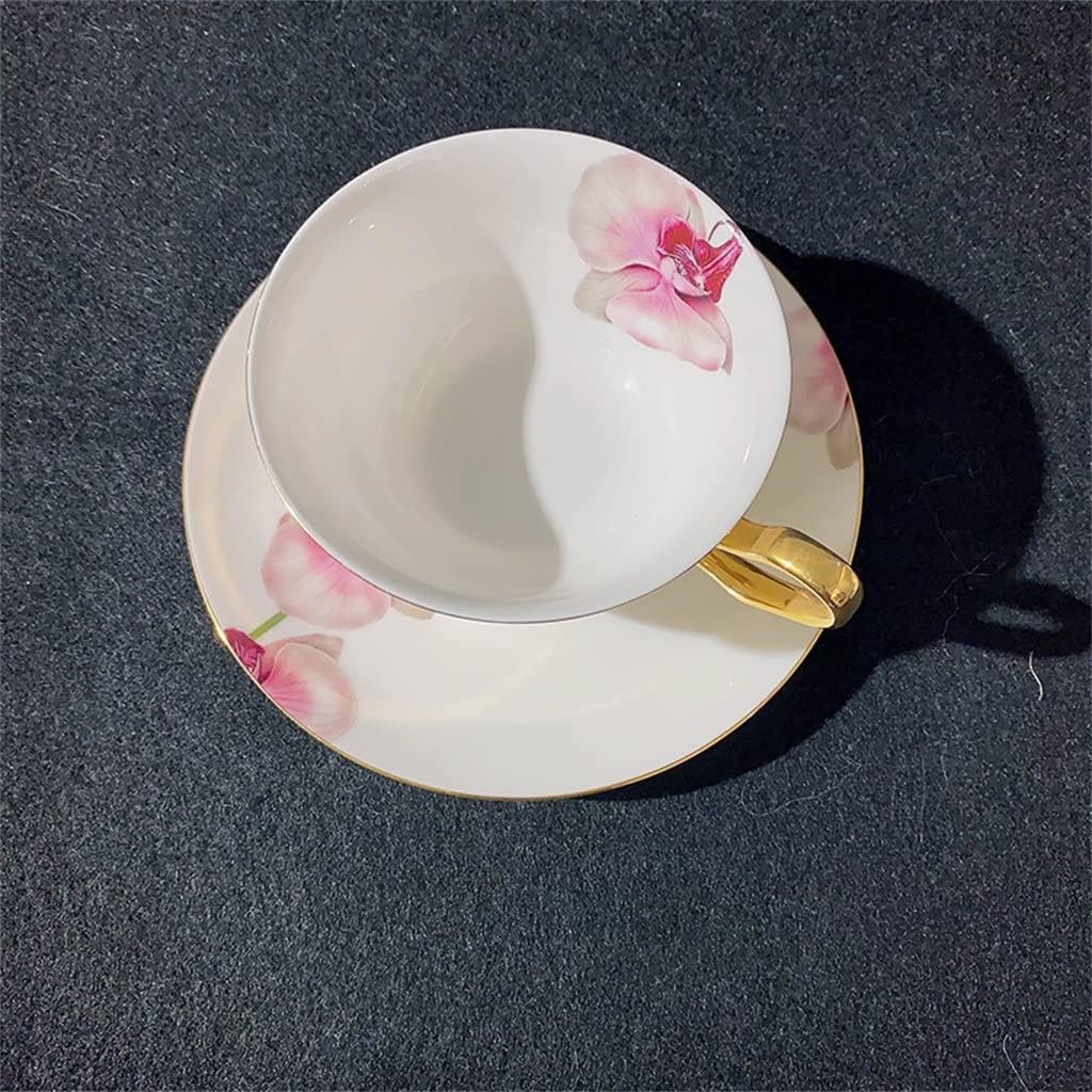 Ceramic Coffee Cup Fresh flower Bone China Ceramic Cup Afternoon Tea Flower Tea Cup for girl