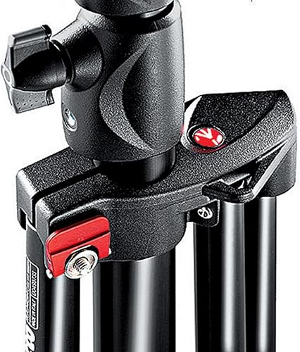 Miniatura 3 de Manfrotto 1005BAC - Soporte de luz de aluminio acolchado de aire de 107 pulgadas con 3 secciones y 2 elevadores, color negro