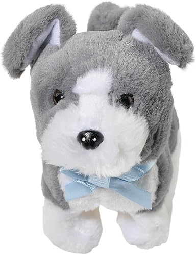 Home-X - Schnauzer juguetes para perros eléctricos mascotas interactivas animales de peluche
