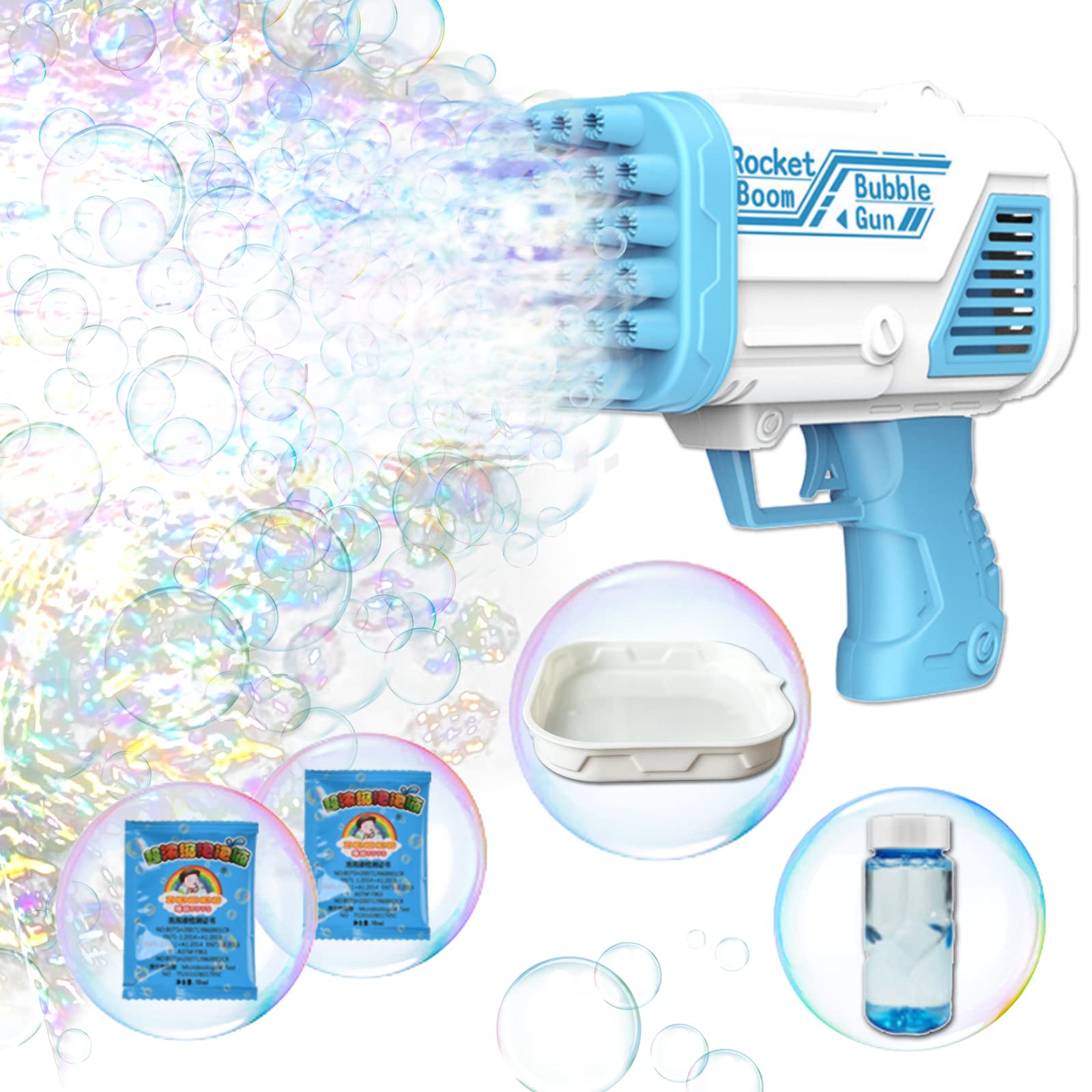 Machine À Bulles 10 Trous - Jouet Bubble Pour Enfants,Lance-Roquettes