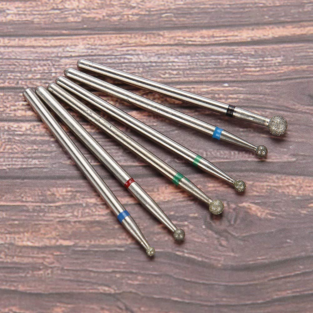 Punte per Trapano per Lime per Manicure, Punta da Trapano per Fresa Unghie Elettrica, Punte Fresa Unghie, Manicure per Unghie Punte per Trapano Manicure Nail Art Uso del Salone di Casa(# 3)