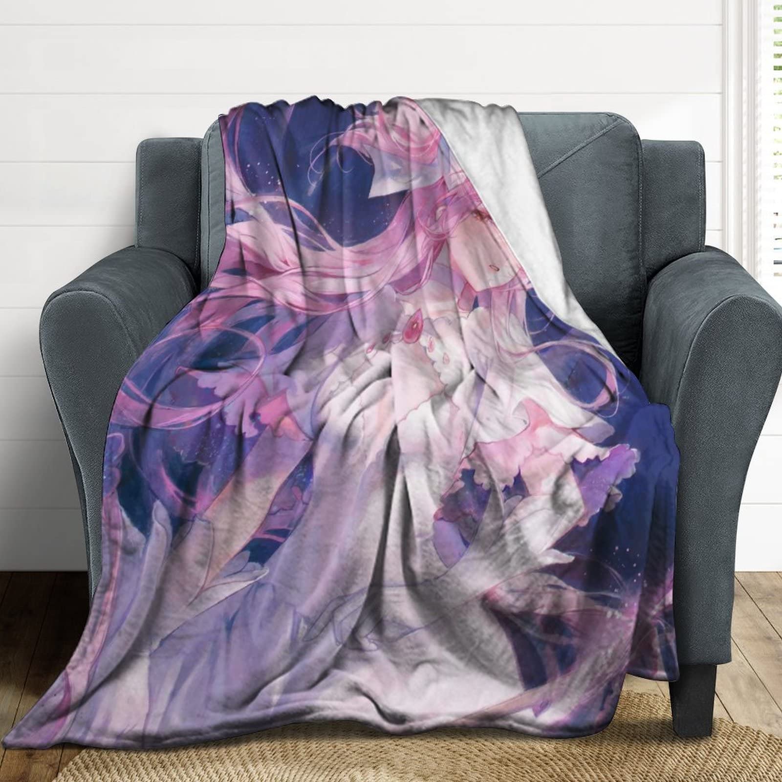 Amazon｜毛布 魔法少女まどか 鹿目まどか まどマギ ブランケット 大判