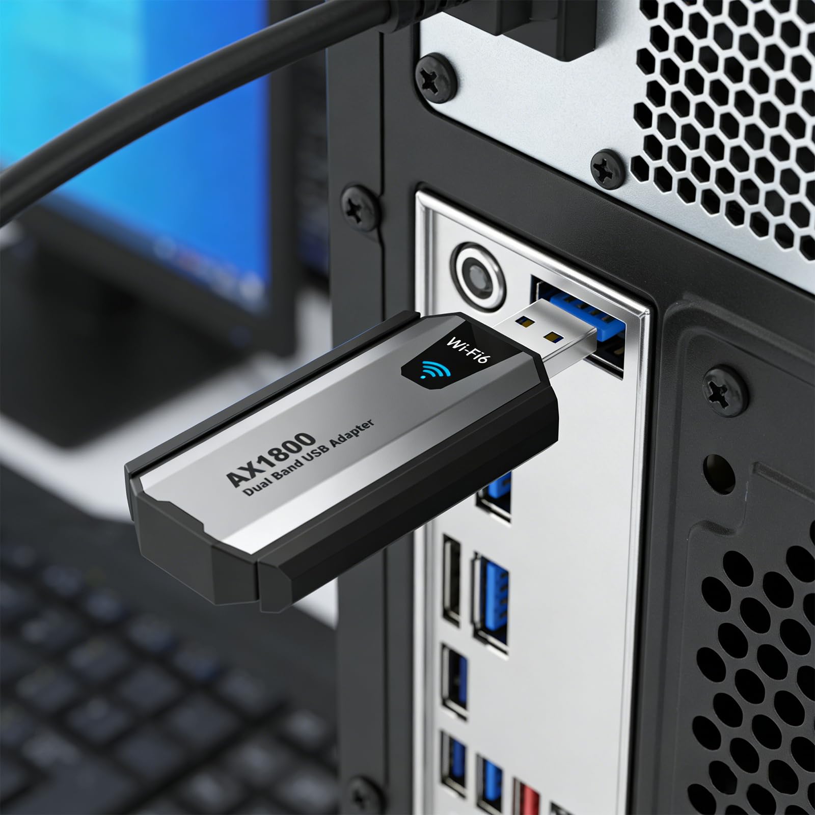 Generic Adaptateur récepteur sans fil USB 3.0 Wifi6 1800 Mbps