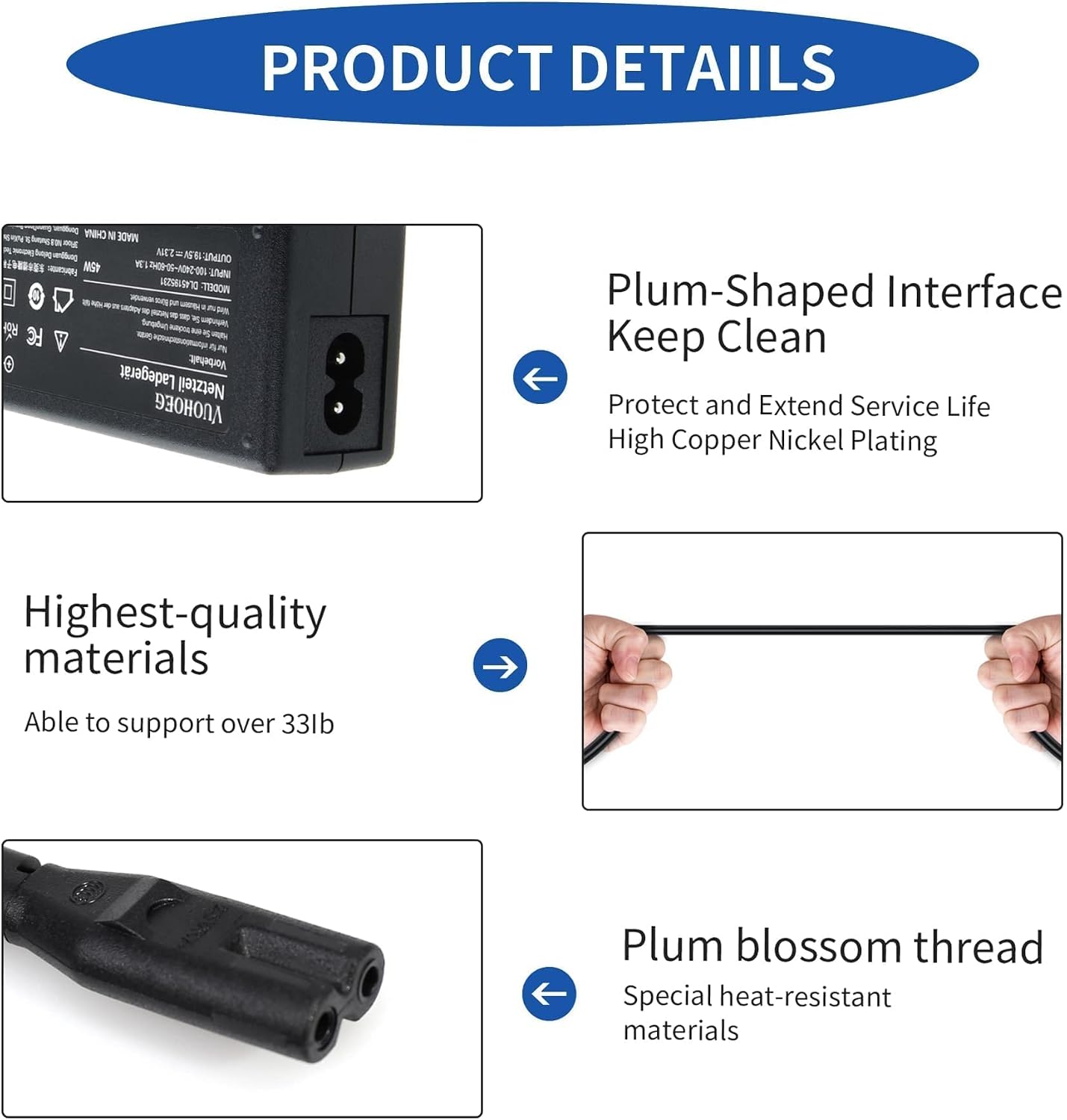 12V Ac Dc Adapter Power Cord for Insignia 19" 20" 24" 28" 32" LED HDTV HD TV NS-32D312NA15, NS-32D220NA16, AY060A-ZF122, NS-24ED310NA15, NS-19E310A13 NS NS-24E200NA14 NS-32D420NA16 Power Supply Cord