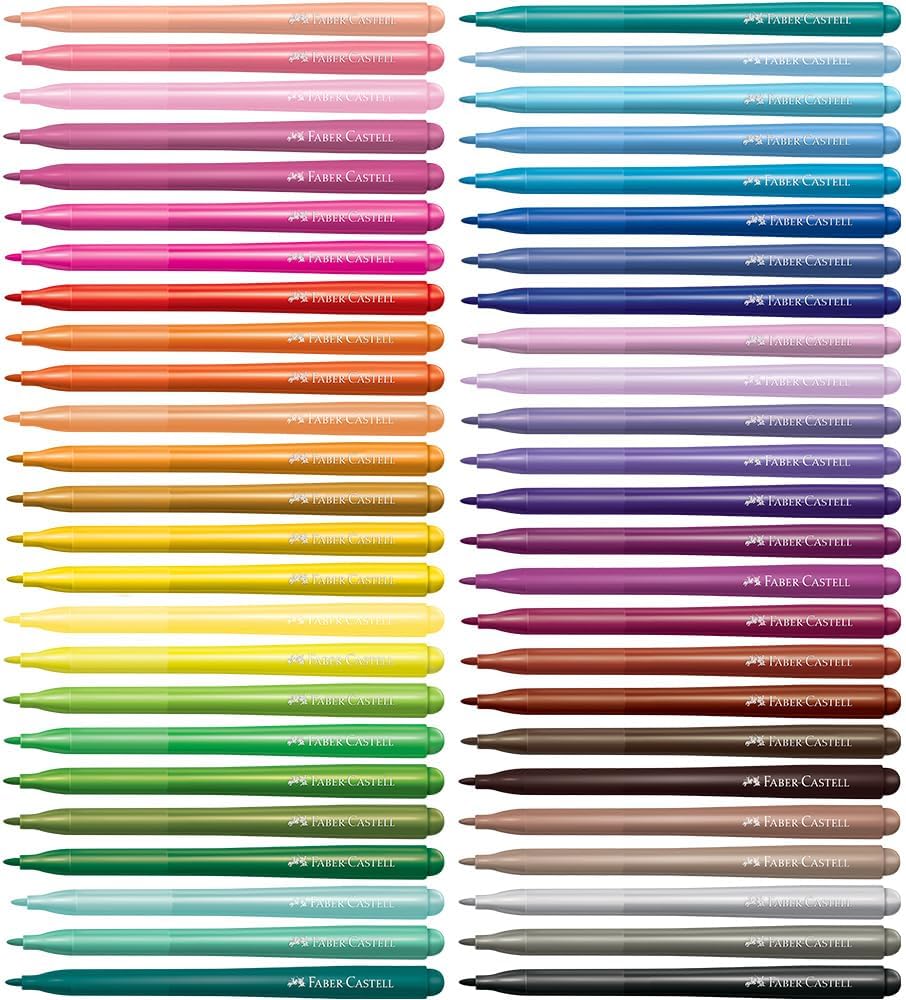 Canetinha, Faber-Castell, Vai e Vem, 50 Cores, 15.0150VVZF, Multicolorida Canetinha, Faber-Castell, Vai e Vem, 50 Cores, 15.0150VVZF, Multicolorida