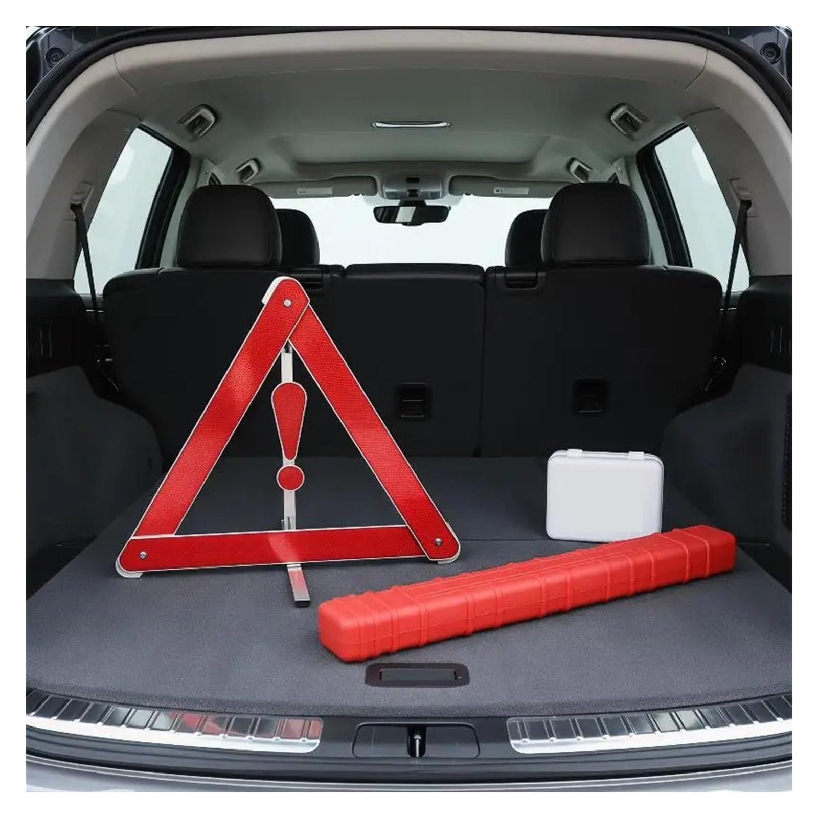 Triángulo de Advertencia Emergencia for vehículos, Dispositivo Reflectante Seguridad Vial, Visibilidad, configuración rápida, 8 Uds para Advertencia