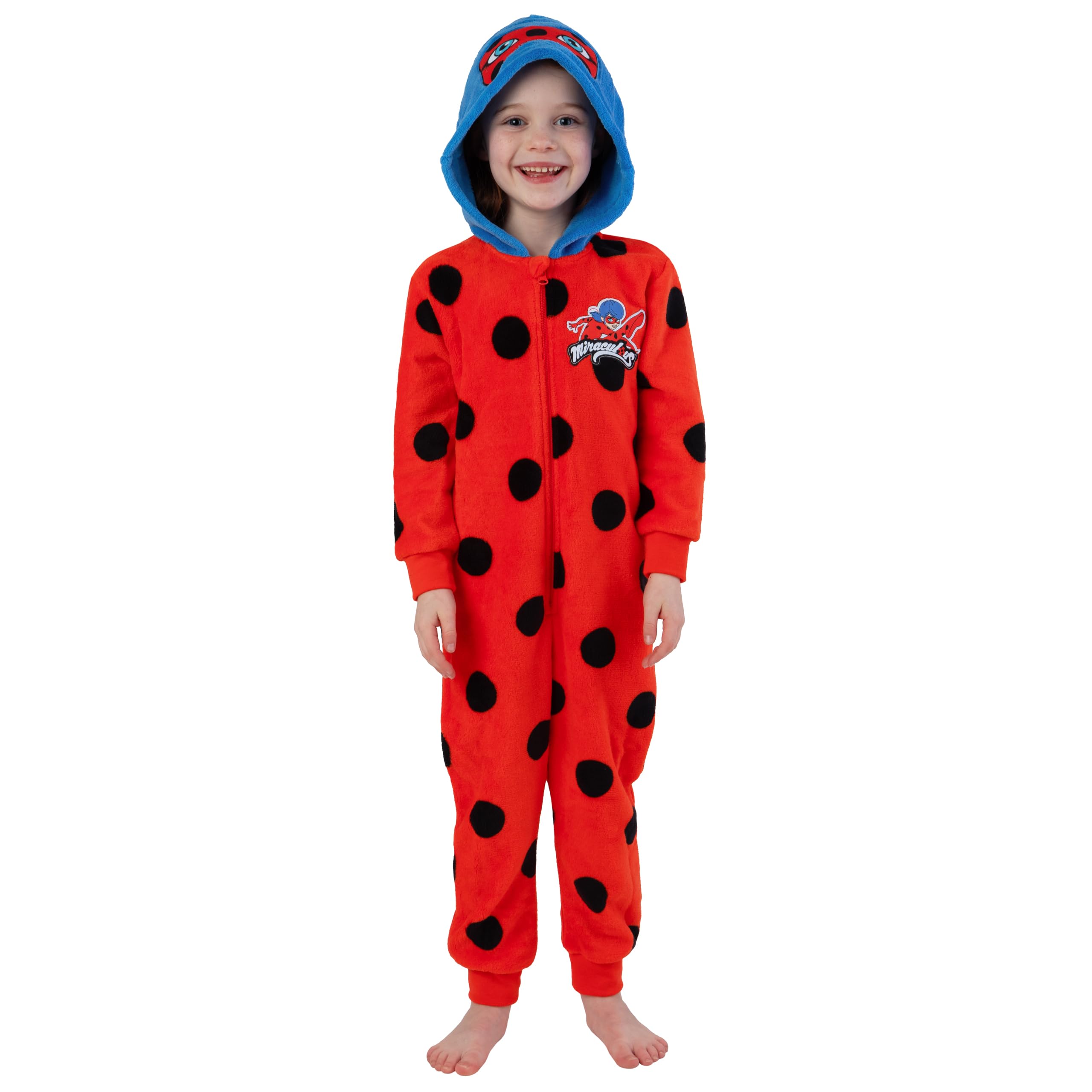 Miraculous Combinaison Fille, Combinaison Ladybug pour Enfant, Combinaisons Enfant en Polaire
