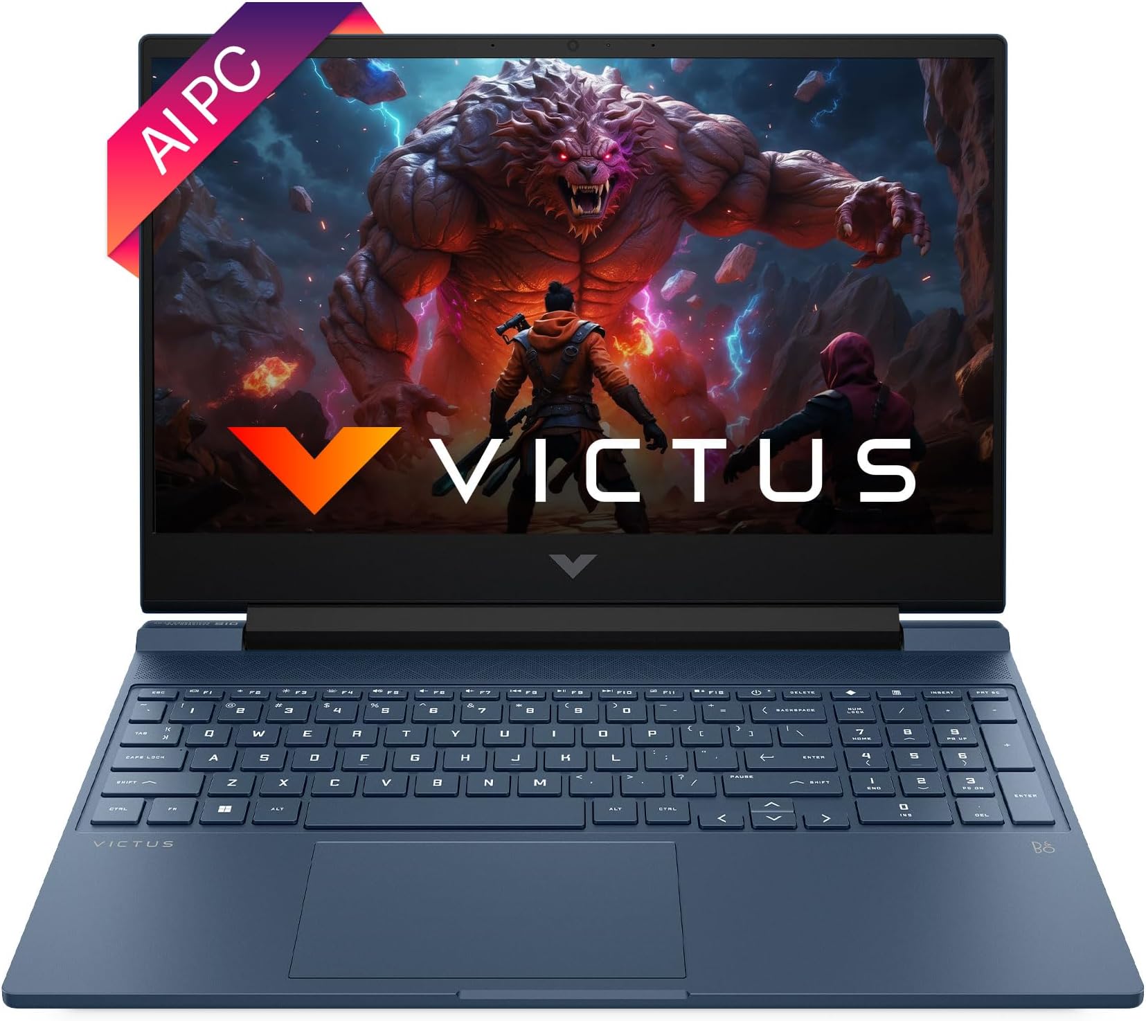 HP Victus Gaming Laptop, AMD Ryzen 7 8845HS AI Powered, 6GB RTX 4050 GPU, 15.6-inch (39.6 cm), FHD, IPS, 144Hz, 16GB DDR5, 1TB SSD, 300 nits, Backlit KB, DTS:X Ultra (MSO, Blue, 2.29 kg), fb2117AX
