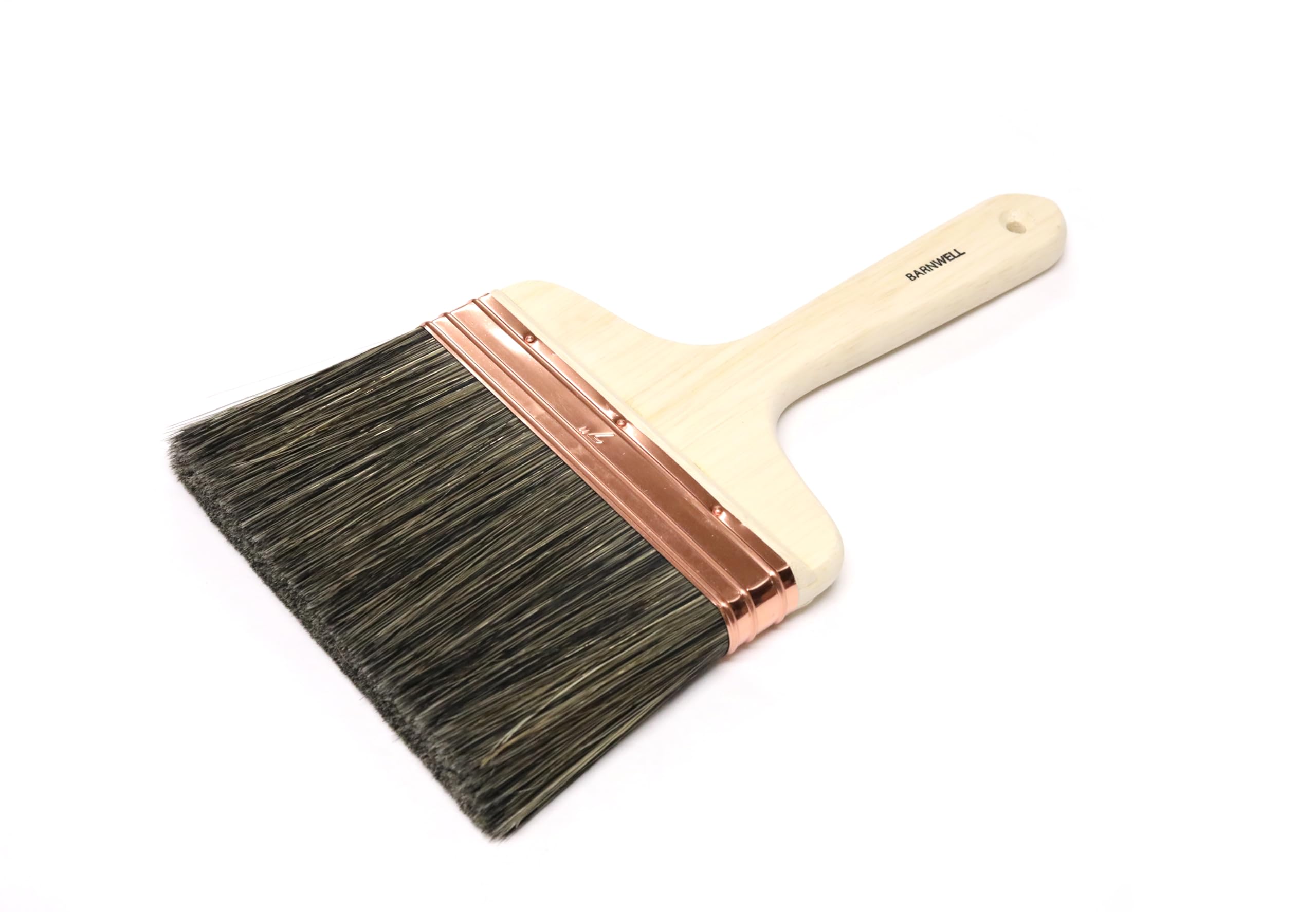 Barnwell - Brocha para Bricolaje, Pintar con Cerdas de Cobre de 17,8 cm