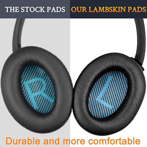 Miniatura 4 de SoloWIT Almohadillas de repuesto para auriculares Bose QuietComfort 15 QC15 QC25 QC2 QC35Ae2 Ae2i Ae2wSoundTrue y SoundLink serie alrededor de la