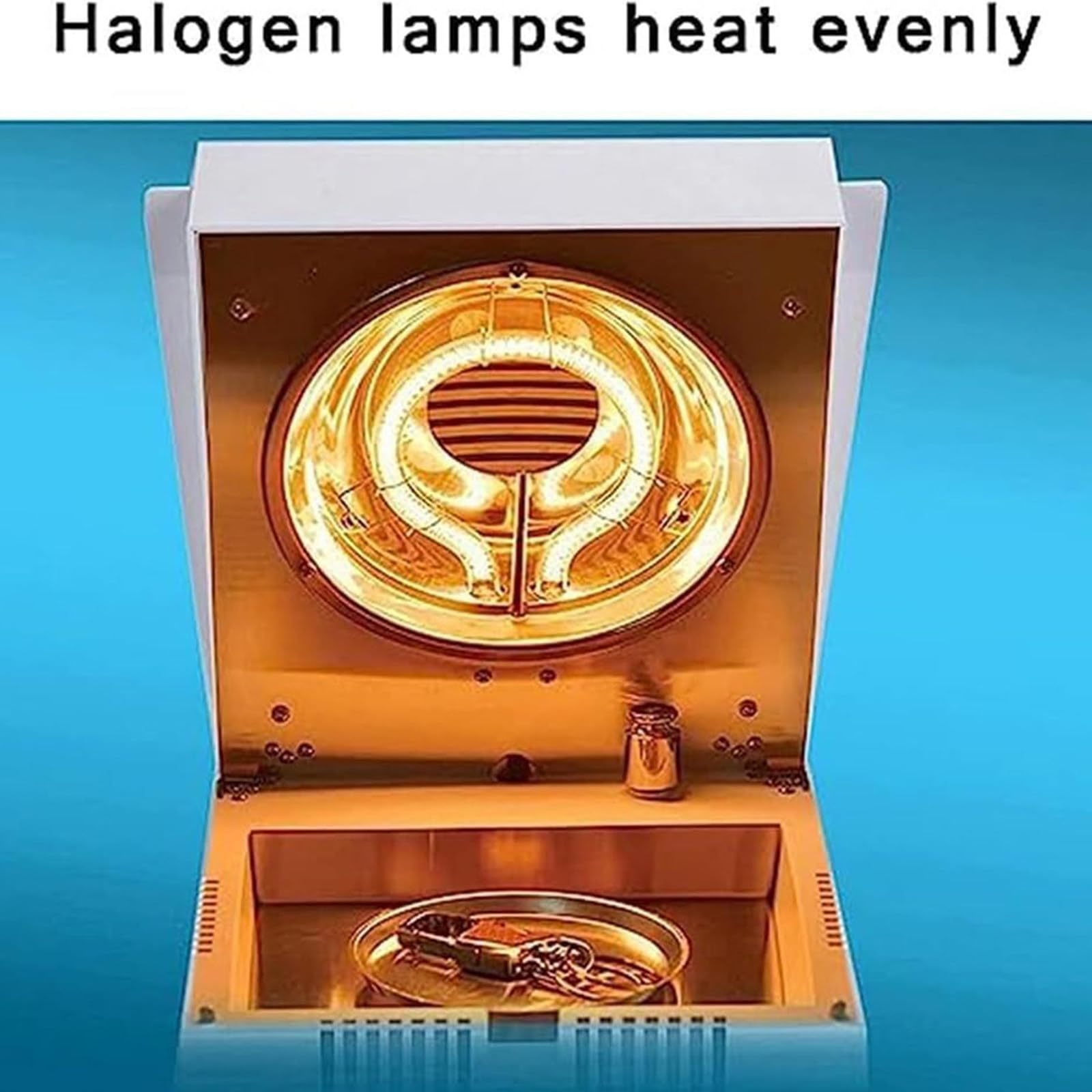 FAXIOAWA Elektronischer Halogen-Feuchtigkeitsanalysator, Temperaturregelung 60–160 ℃, geeignet für Gummi/Tee/Getreide, hochpräziser Feuchtigkeitstester, 100 g/1 mg