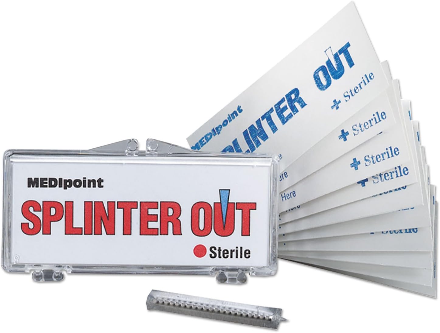 MediPoint Splinter Out, First Aid Kit Refill Supplies for Business, Worksite, and Home, 10 Count