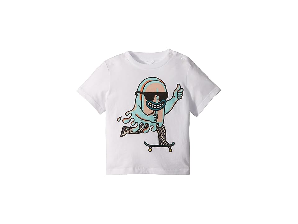

Stella McCartney Kids Chuckle Skateboard Popsicle T-Shirt (Infant) (White) Boy's T Shirt