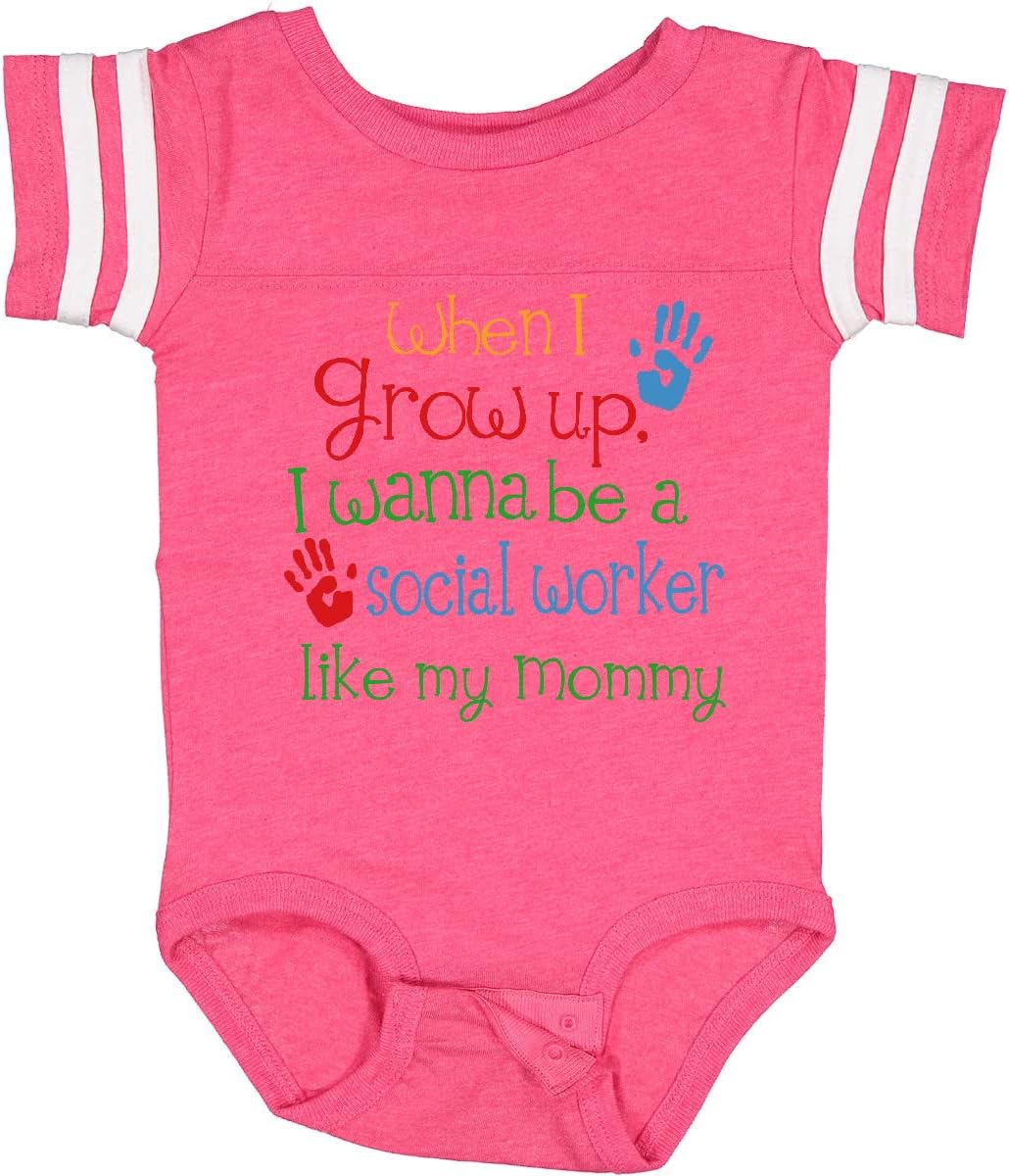 inktastic Social Worker Like Mommy Baby Bodysuit