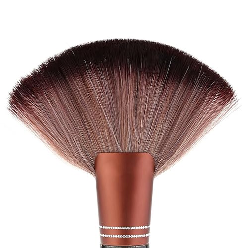 Miniatura 2 de Anself Cepillo profesional del tejón del barbero del cepillo del plumero del cuello del corte del pelo con la manija de madera