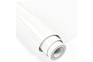 Permanent Vinyl, 12 X 10FT White Vinyl Wrap for Cars