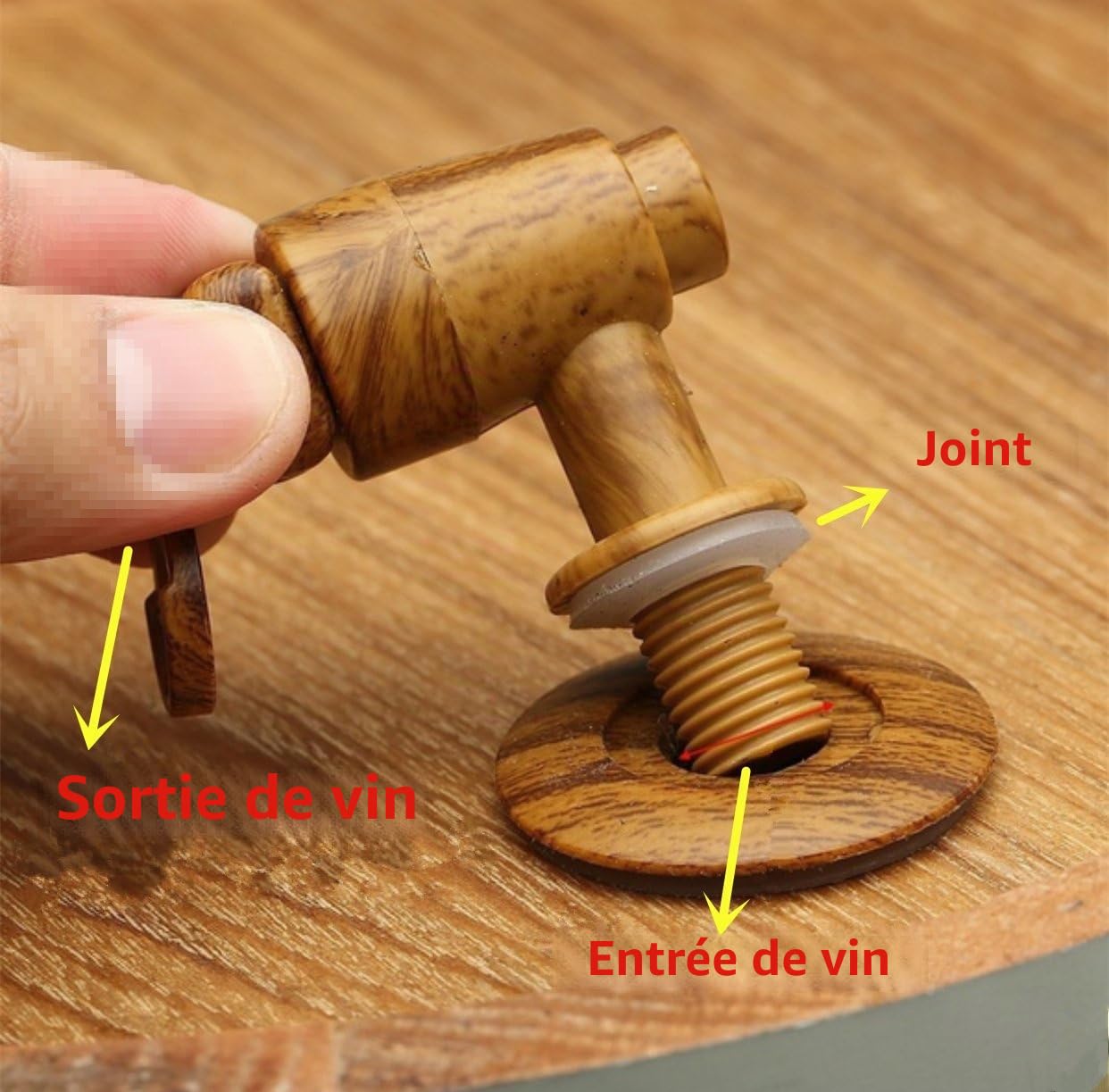 Baril à vin de 10 litres en chêne pour stockage ou vieillissement de vins et de spiritueux - Dream Wood