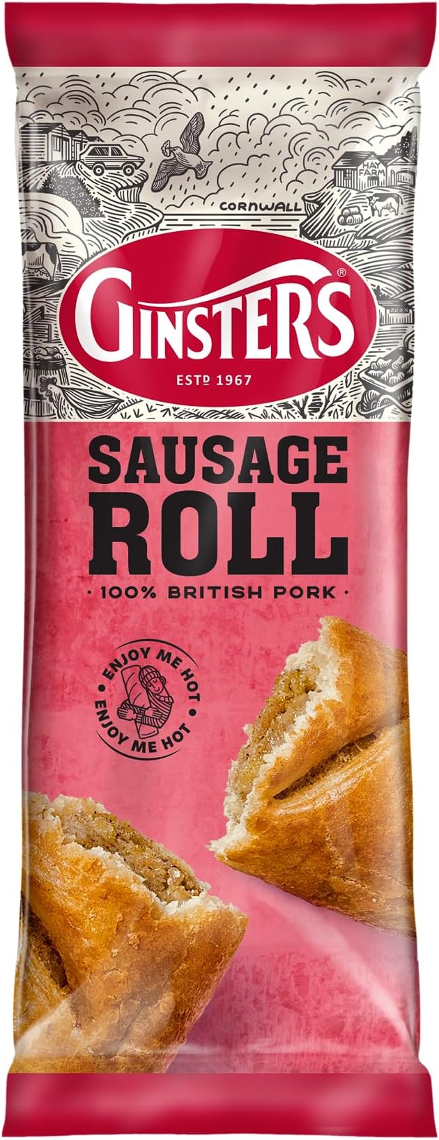 Ginsters Large Sausage Roll, 130g