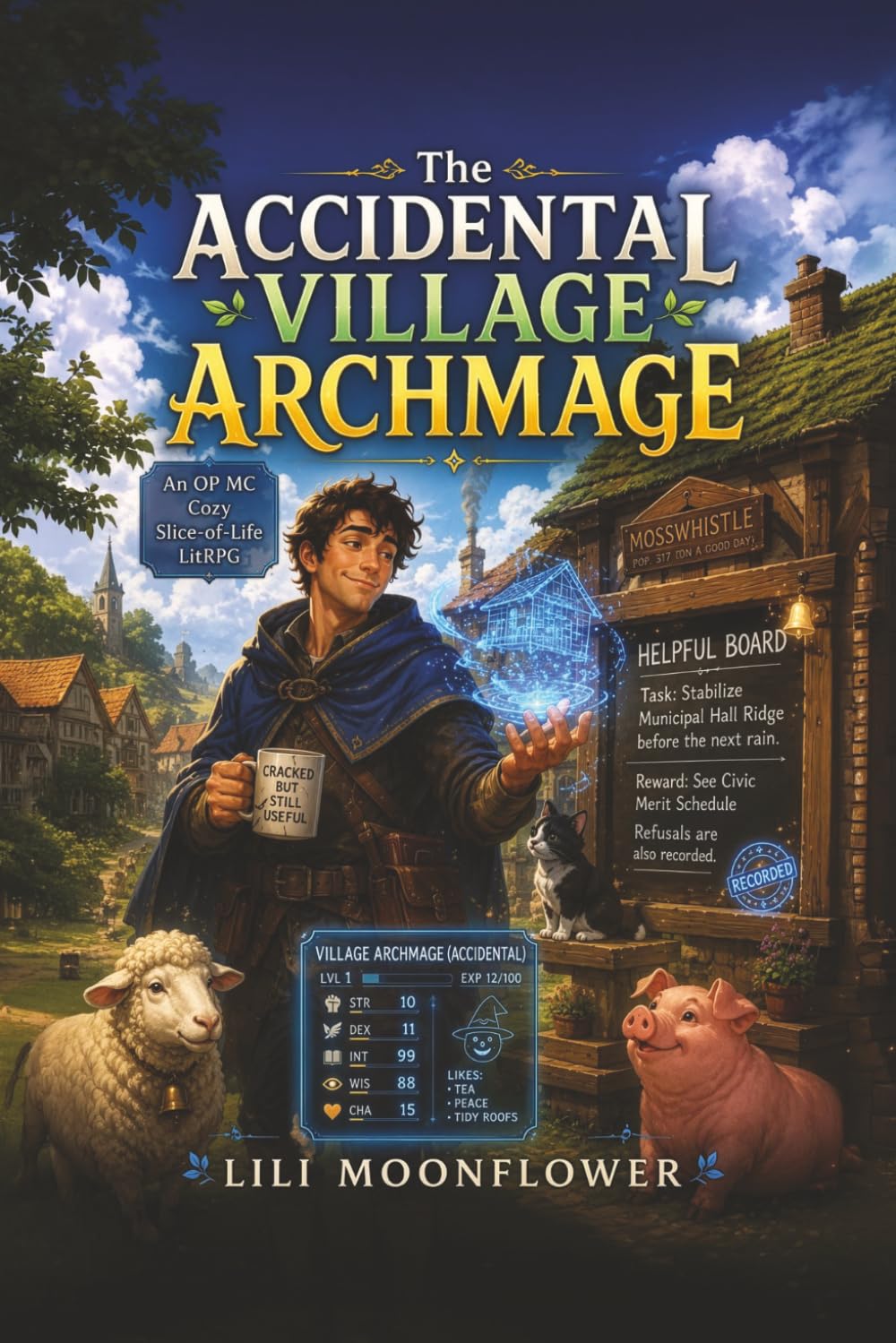 The Accidental Village Archmage: An OP MC Cozy Slice-of-Life LitRPG