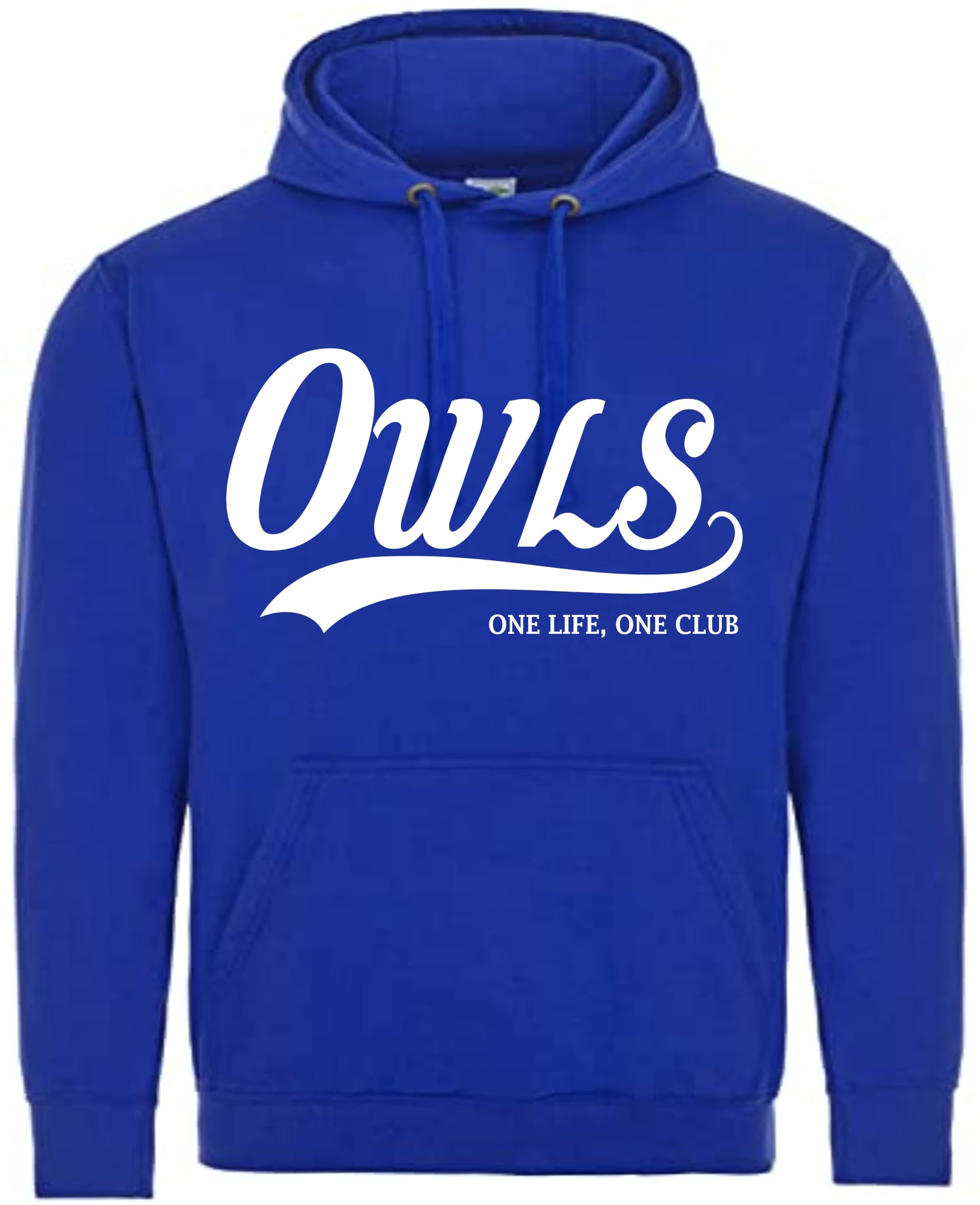 All About The Print Men's Black One Life One Club Owls Hoodie Jumper Football Wednesday Gift Premium Clothing Sheffield